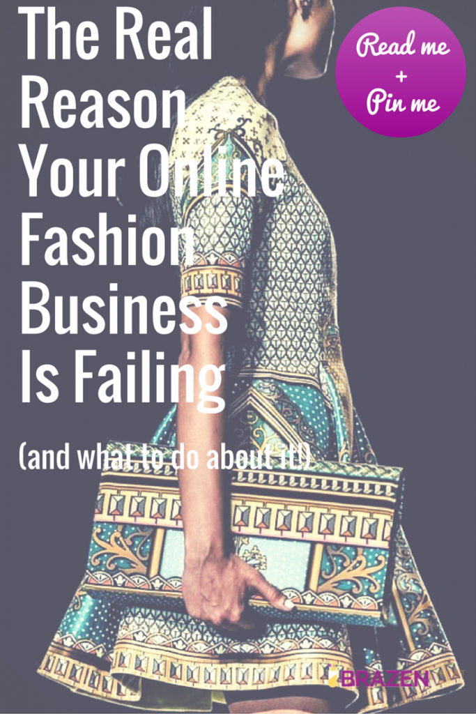 Failing fashion business