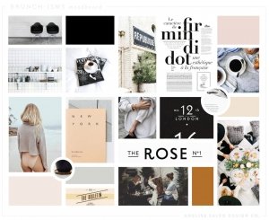 Online Boutique moodboard